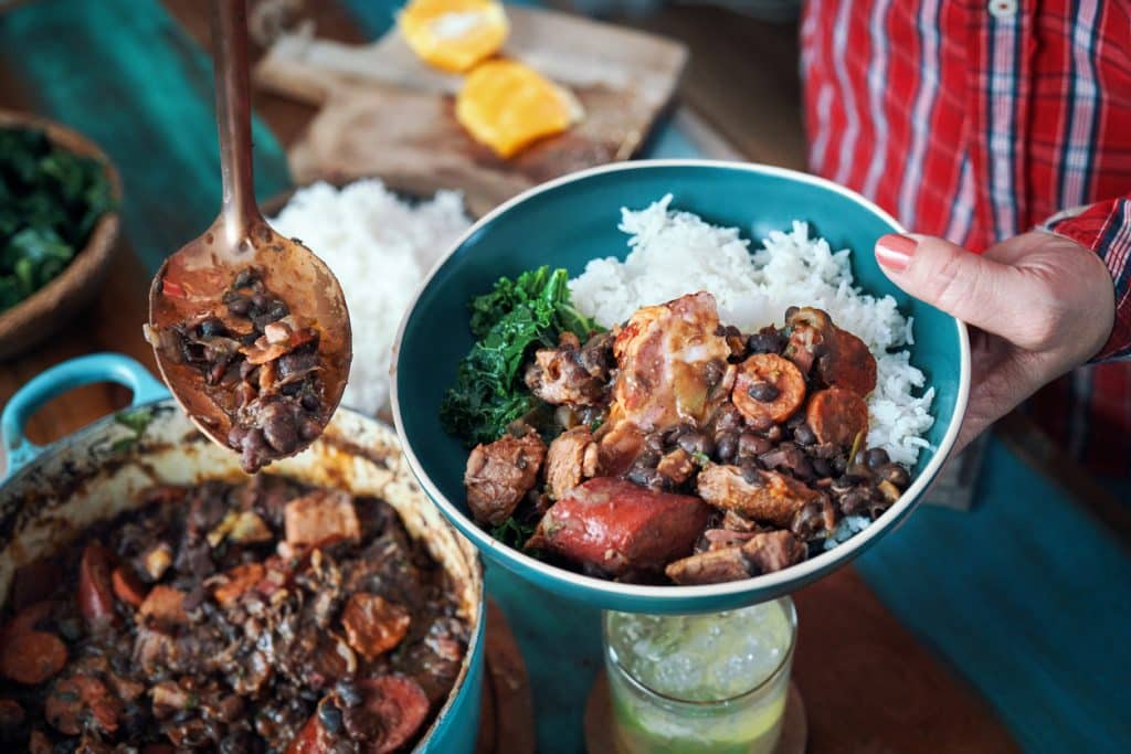 Feijoada, chilien brésilien