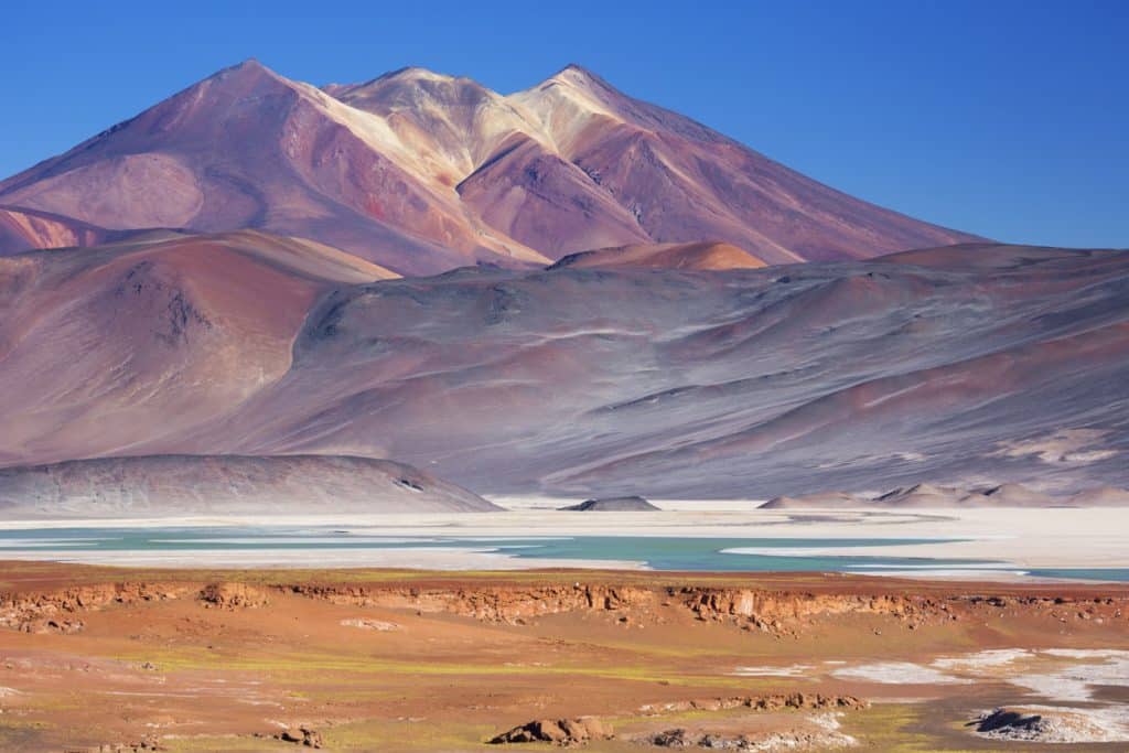 Salar de Talar dans le désert d'Atacama, Chili