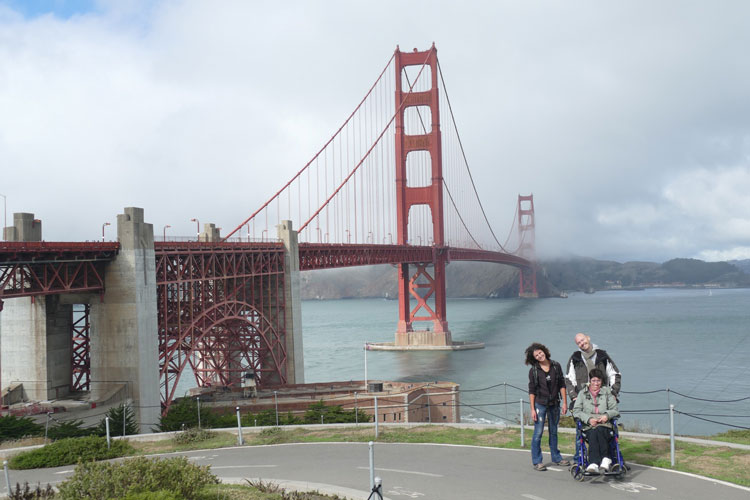 voyage et handicap Golden Gate