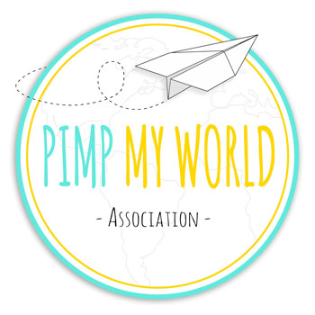 Logo Pimp My World fond blanc