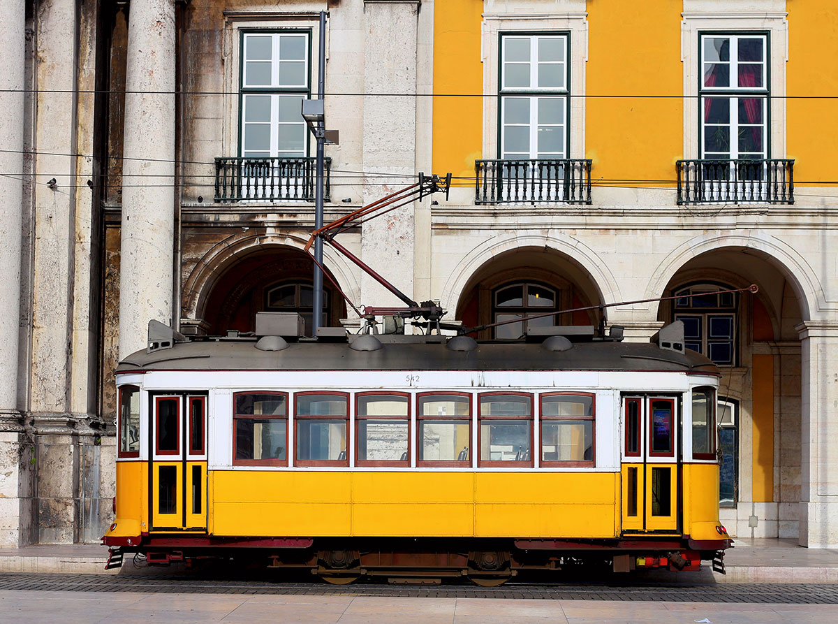 Tramway Lisbonne Portugal