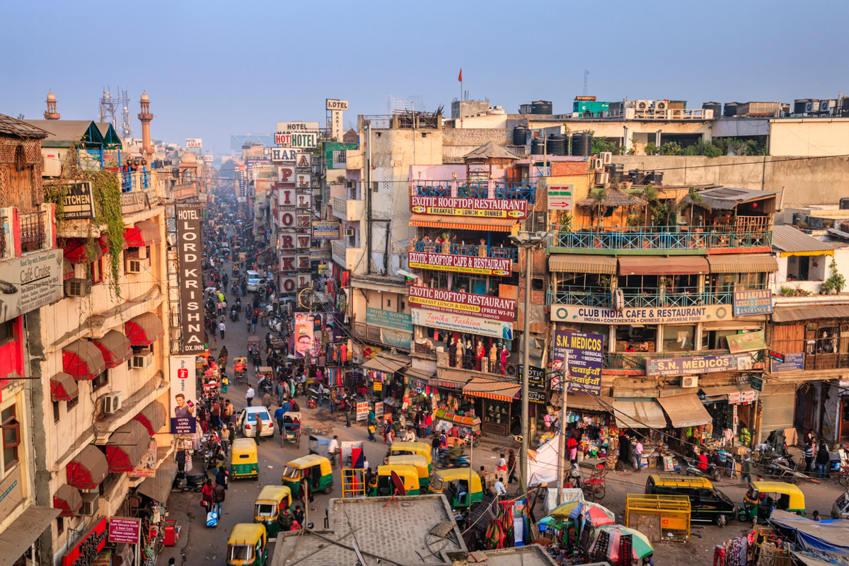 centre ville de Bombay en Inde 
