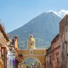 Vue sur les rues d'Antigua au Guatemala