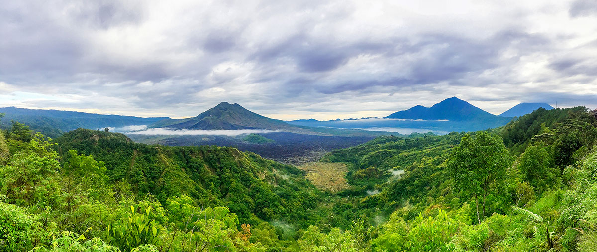 vue panoramique de Bali