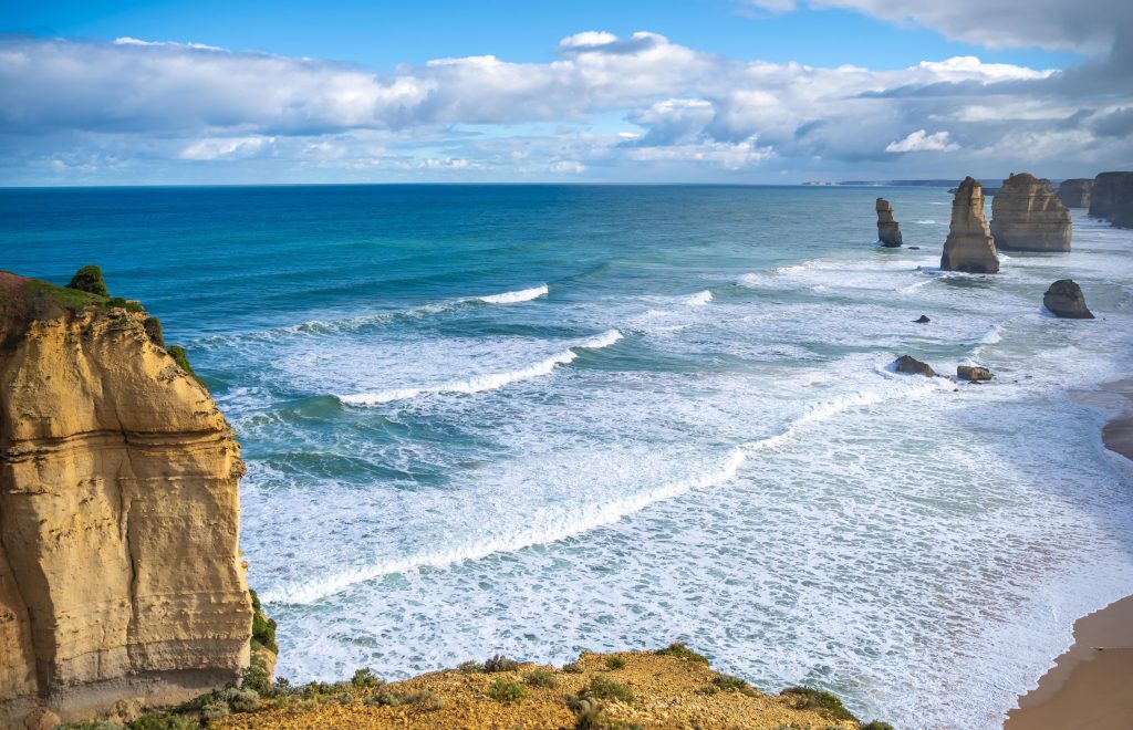 Grande plage en Australie