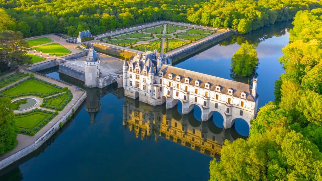 Chenonceau Castle in the Loire Valley, France