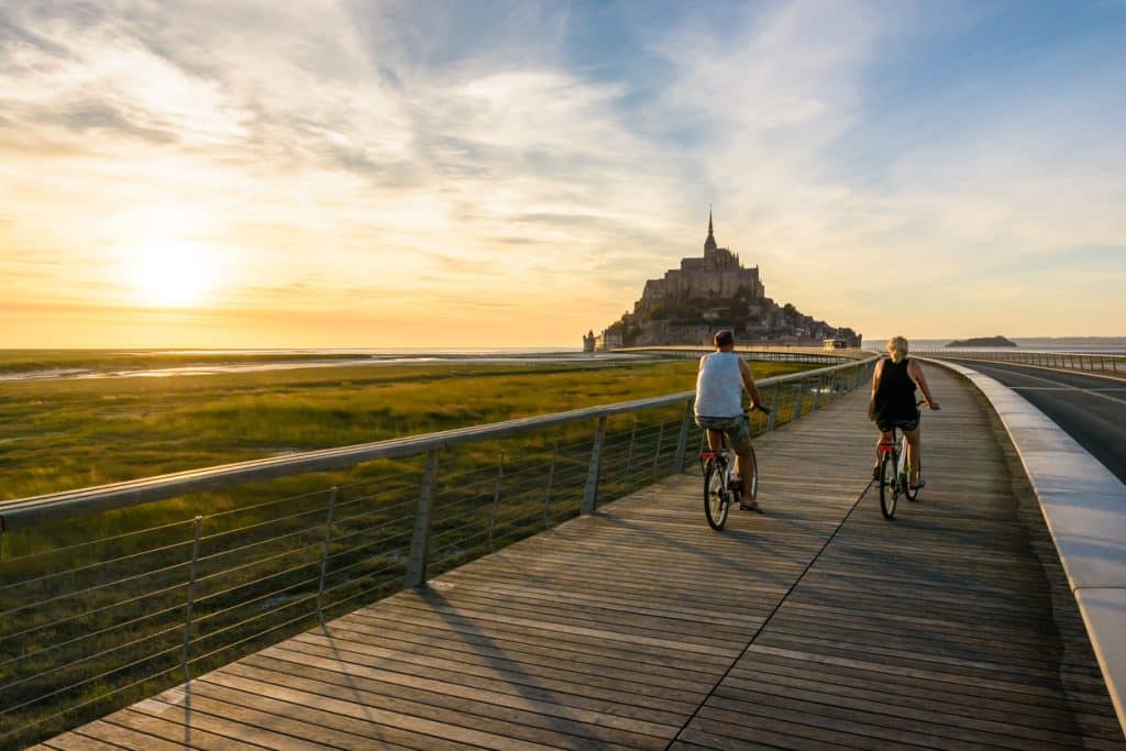 Mont Saint Michel in Normandy, France